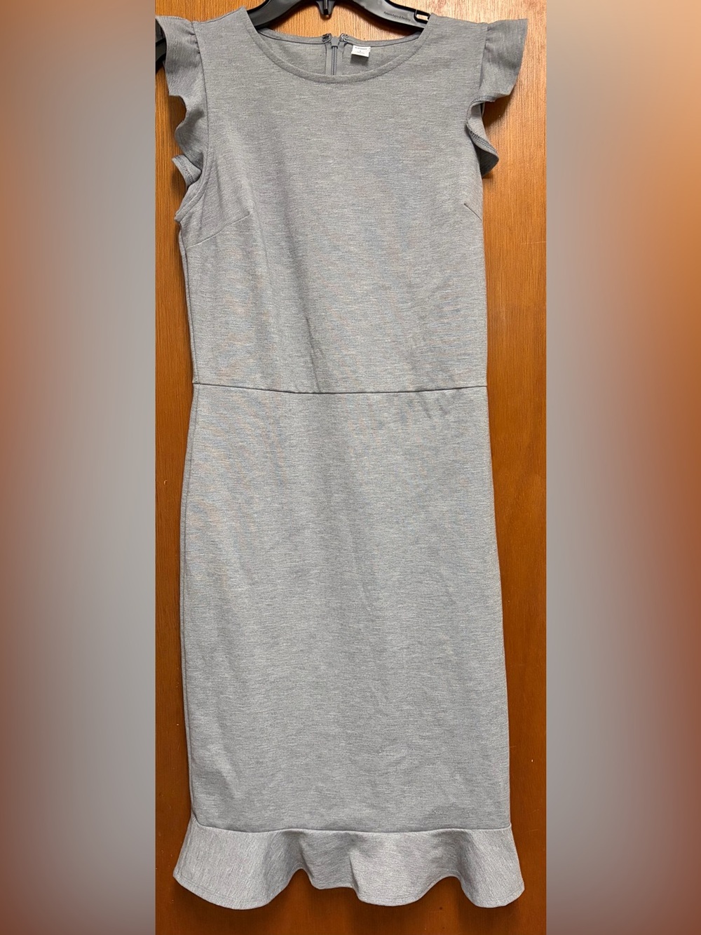 Old Navy Classic Grey Ruffle Dress